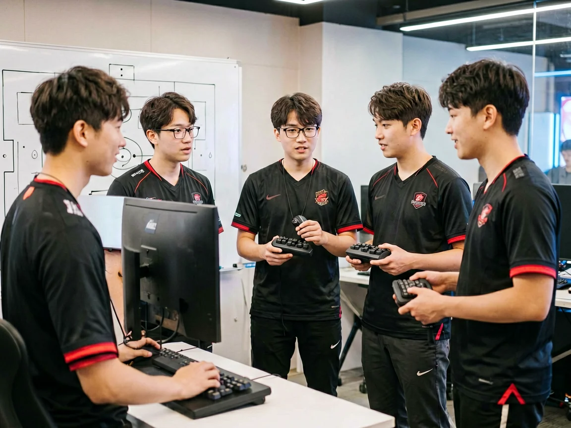 电竞选手集结备战Dignitas